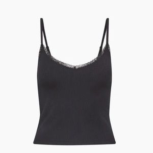 NWOT Aritzia black pixie tank